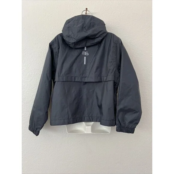 Arctix Kids Stream Rain Jacket Windbreaker HoodedWater Weatherproof Unisex Grey - Picture 2 of 16